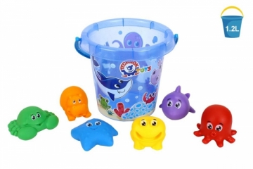 Vonios žaislų rinkinys - Jūros gyvūnai Vannas rotaļlietas