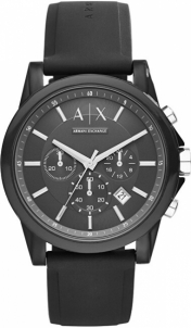 Vīriešu pulkstenis Armani Exchange Black Tech Sport Chrono AX1326 