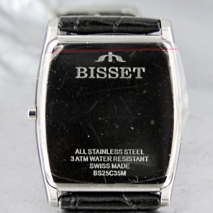 Vīriešu pulkstenis BISSET Slim Palu BS25C35 MS WH BK