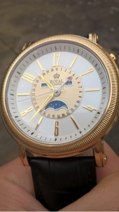 Vyriškas laikrodis Royal London 41173-01 Pánské hodinky s fází měsíce