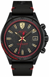 Vyriškas laikrodis Scuderia Ferrari Pilota 0830460 Vyriški laikrodžiai