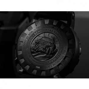Vyriškas laikrodis Vostok Europe Benediktas Vanagas Black Edition IV Titanium Chronograph VK64-571J431