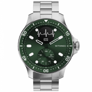 Vīriešu pulkstenis Withings Hibridinis Išmanusis pulkstenis Scanwatch Horizon Green Vīriešu pulksteņi