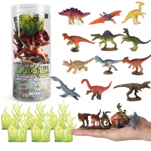 WOOPIE dinozaurų figūrėlių rinkinys, 18 vnt. Gyvūnų figūrėlės