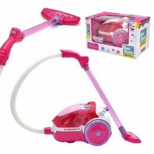 WOOPIE dulkių siurblys vaikams su siurbimo funkcija, rožinis Profesijų žaislai