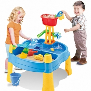 Woopie vandens stalas ir smėlio dėžė Bērnu rotaļu laukumi, šūpoles