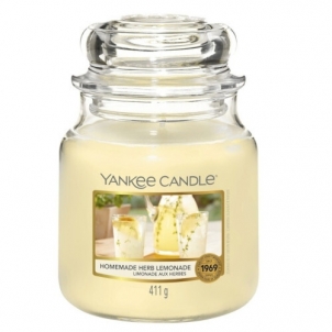 Yankee Candle Aromatic Candle Classic Medium Homemade Herb Lemonade 411 g Mājas smaržas