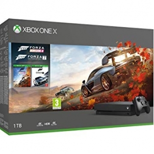 Žaidimų konsolė Microsoft Xbox One X 1TB black + Forza Horizon 4 + Forza Motosport 7