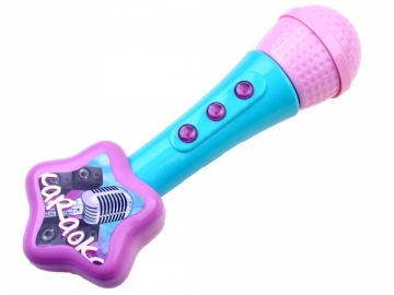 Žaislinė gitara ir mikrofonas