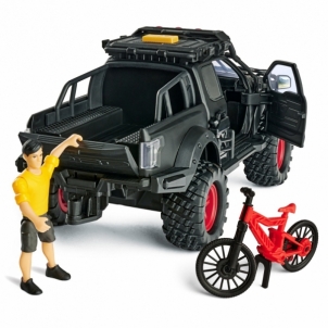 Žaislinė mašinėlė 25 cm su kalnų dviračiu | Dickie 3834006