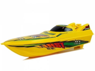 Žaislinė motorinė valtis, geltona