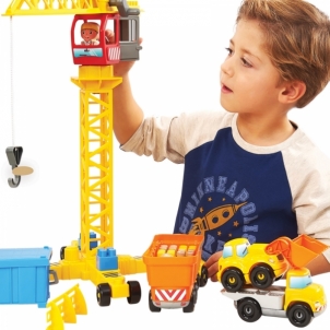 Žaislinė statybų aikštelė su priedais Žaislai berniukams
