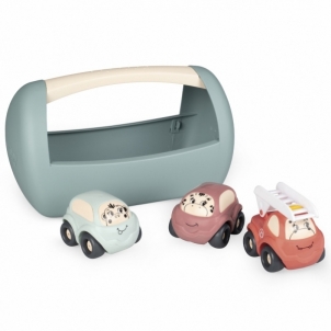 Žaislinės transporto priemonės dėžėje - Little Smoby Toys for boys