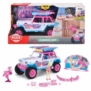 Žaislinis automobilis su priedais Flamingo, 22cm Žaislai mergaitėms