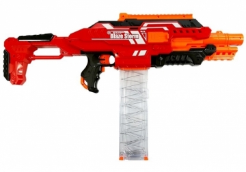 Žaislinis ginklas „Roller Foam Dart“, raudonas