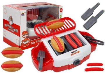 Žaislinis grilio rinkinys su dešrainiais Vaikiškos virtuvėlės