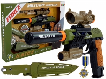 Žaislinis karinis rinkinys su ginklu Rotaļu ieroči