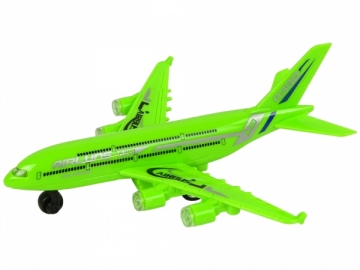 Žaislinis keleivinis lėktuvas, žalias