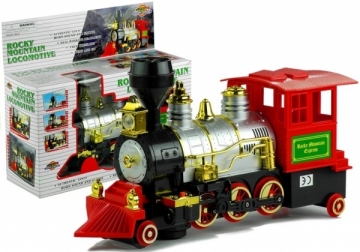 Žaislinis lokomotyvas su garso efektais Railway children