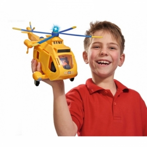 Žaislinis sraigtasparnis - Sam, geltonas