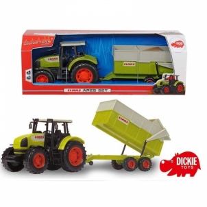 Žaislinis traktorius su priekaba 57 cm | CLAAS | Dickie 3739000 Žaislai berniukams