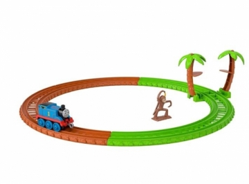 Žaislinis traukinys su bėgiais Thomas & Friends Monkey Trouble GJX83