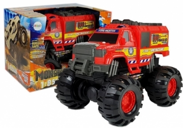 Žaislinis ugniagesių automobilis Monster Lean Toys 