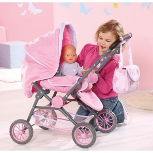 ZAPF CREATION 808498 BABY BORN® DE LUXE PRAM lėlės vežimėlis