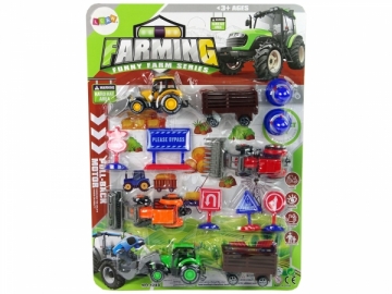 Žemės ūkio automobilių rinkinys Žaislai berniukams