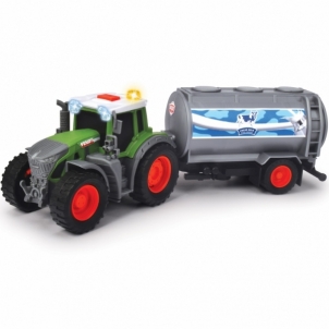 Žemės ūkio traktorius su pieno priekaba Dickie, 26 cm