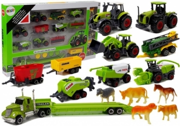 Žemės ūkio transporto priemonių rinkinys Rotaļlietas zēniem