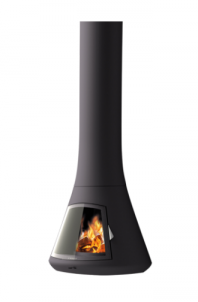 Židinys Bordelet Calista 917, centrinis, įstiklintomis durelėmis Fireplace, sauna stoves