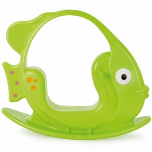 Žuvytės formos sūpuoklė Woopie, žalia Bērnu rotaļu laukumi, šūpoles