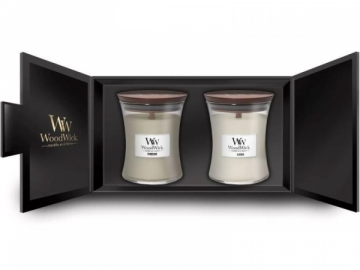 Žvakė WoodWick Gift set of scented candles medium 2 x 275 g 