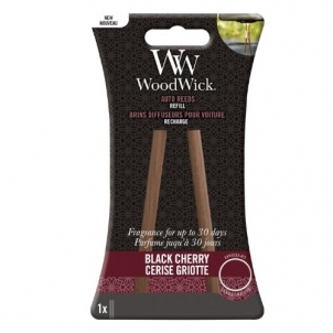 Žvakė WoodWick Replacement incense sticks for Black Cherry (Auto Reeds Refill) 