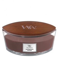 Žvakė WoodWick Scented candle ship Stone Washed Suede 453 g 