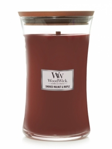 Žvakė WoodWick Scented candle vase large Smoked Walnut & Maple 609.5 g 