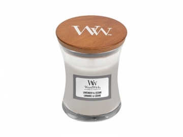 Žvakė WoodWick Scented candle vase Lavender & Cedar 85 g Mājas smaržas