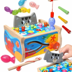 Žvejybos žaidimas - Kačiukas Galda spēles bērniem