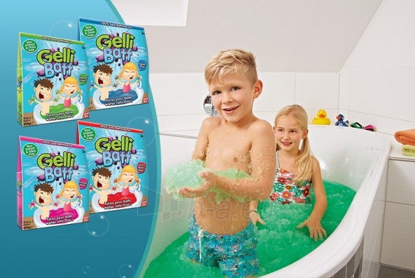 0055 gleivių vonia Set of 2 Gelli Baff - Bath Slime - Color Changing paveikslėlis 3 iš 6