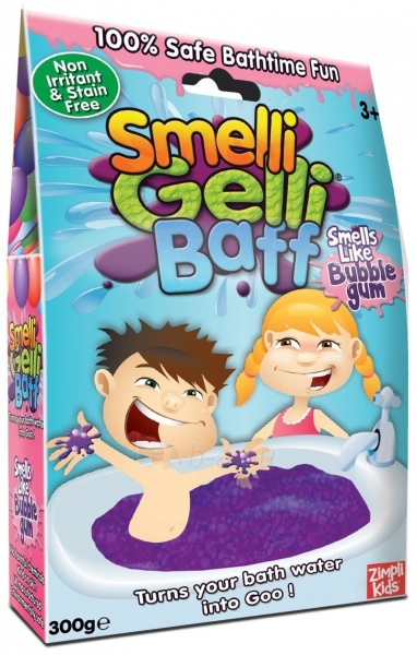 0079 gleivių vonia Smelli Gelli Baff Bubblegum Scented Goo paveikslėlis 1 iš 4