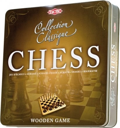 Šachmatai Tactic 14001 metalinėje dėžutėje paveikslėlis 1 iš 2