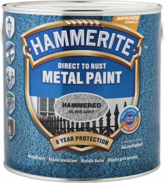 Dažai metalo HAMMERITE HAMMERED FINISH tamsiai mėlyna 2,5 l paveikslėlis 1 iš 1