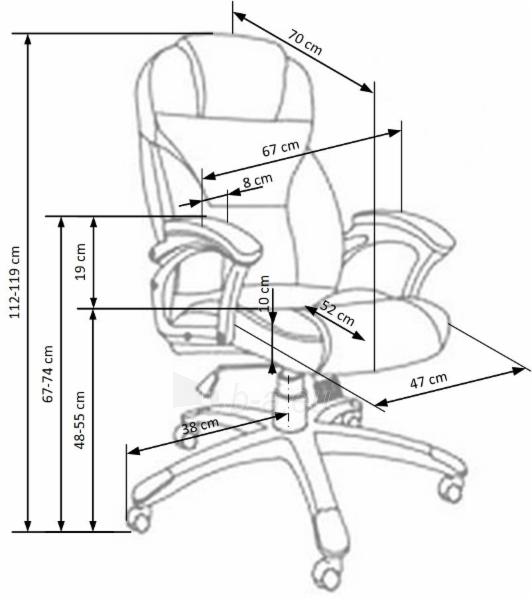 Chair DESMOND (gray) paveikslėlis 3 iš 4