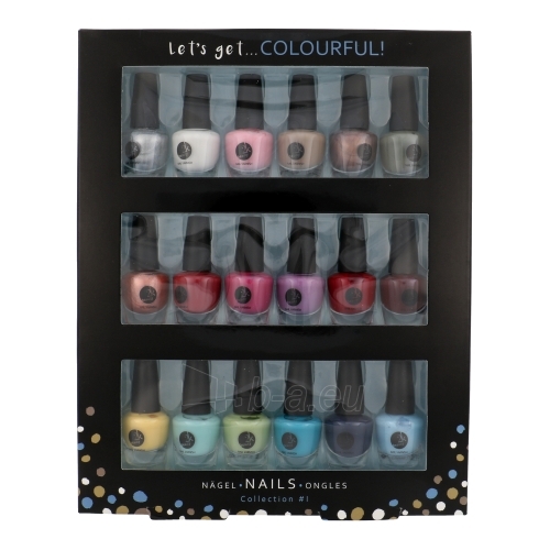 2K Let´s Get Colourful! Nail Polish Collection Cosmetic 3,5ml paveikslėlis 1 iš 1
