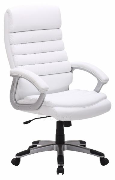 Biuro kėdė vadovui Q-087 eko oda balta paveikslėlis 1 iš 1
