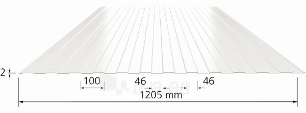 Trapezoidal profile steel roof Borga PP2 (0,40 mm / P20) paveikslėlis 2 iš 2