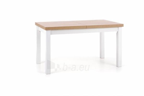Valgomojo stalas TIAGO išskleidžiamas ąžuolas sonoma/balta paveikslėlis 4 iš 7