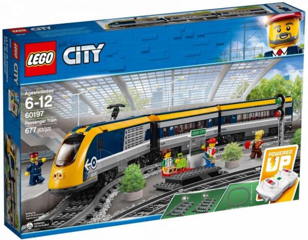 Konstruktorius LEGO City Keleivinis traukinys su nuotoliniu valdymu E0722 60197 paveikslėlis 1 iš 3