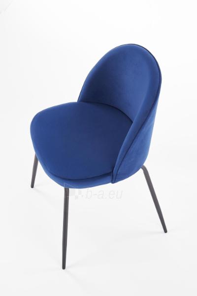 Valgomojo kėdė K314 tamsiai mėlyna paveikslėlis 4 iš 9